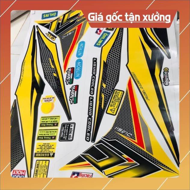 Tem rời exciter 2011 Lc tổ ong vàng đen