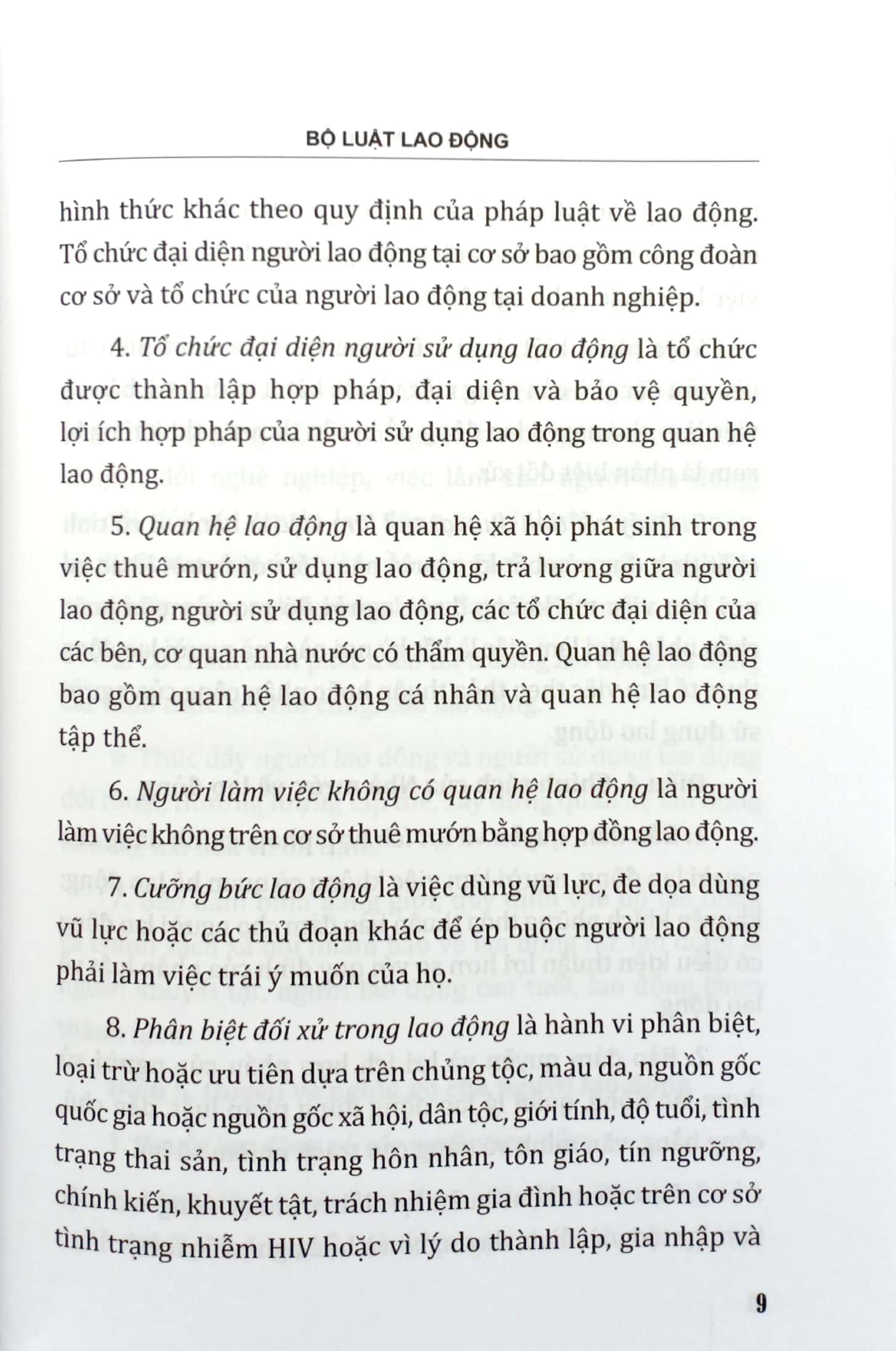 Sách Bộ Luật Lao Động Của Nước Cộng Hòa Xã Hội Chủ Nghĩa Việt Nam (Áp Dụng Từ Ngày 01-01-2021)