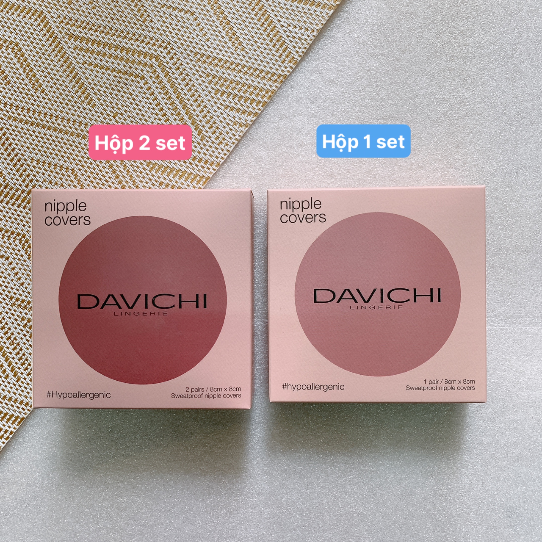 Miếng dán ngực chống mồ hôi - Hộp 2 set