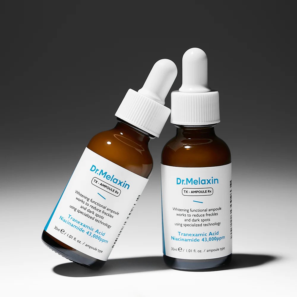 Combo nám hỗ trợ sáng da Dr.Melaxin TX gồm toner, serum, kem dưỡng