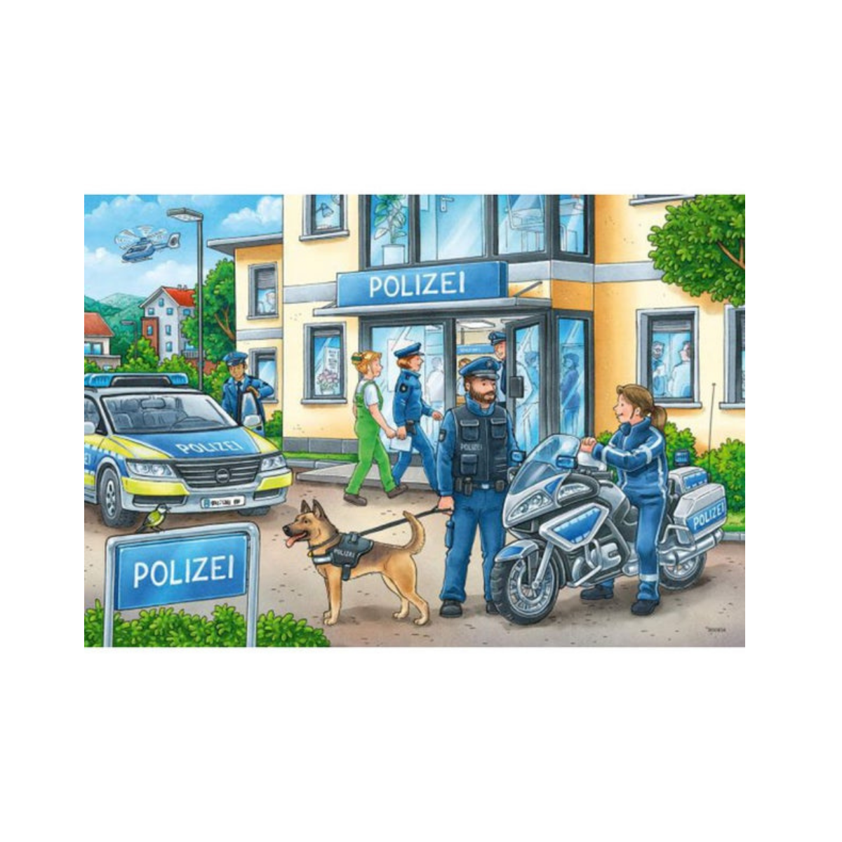 Xếp hình puzzle Police at Work 2 bộ 24 mảnh RAVENSBURGER 050314