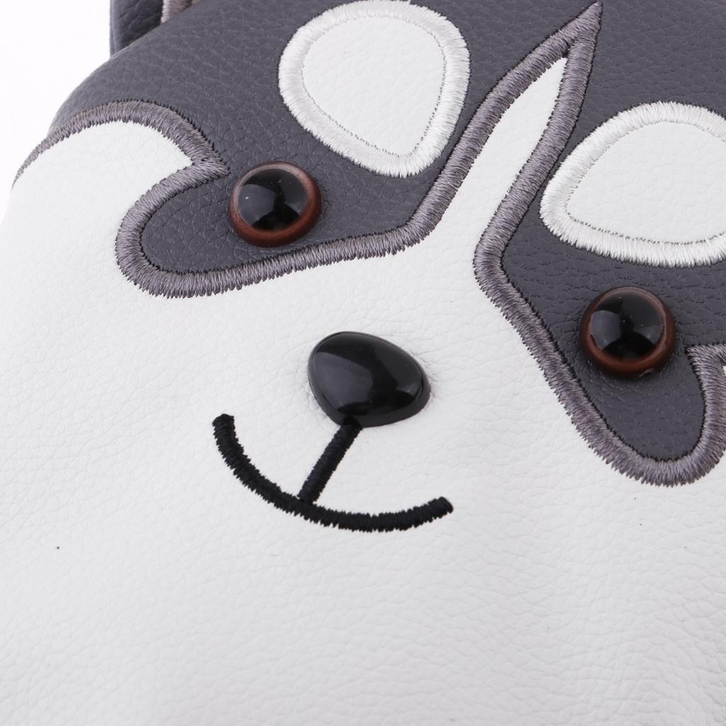 2-3pack Golf Head Cover Driver Fairway Wood Covers Protector Bag Dog Pattern UT
