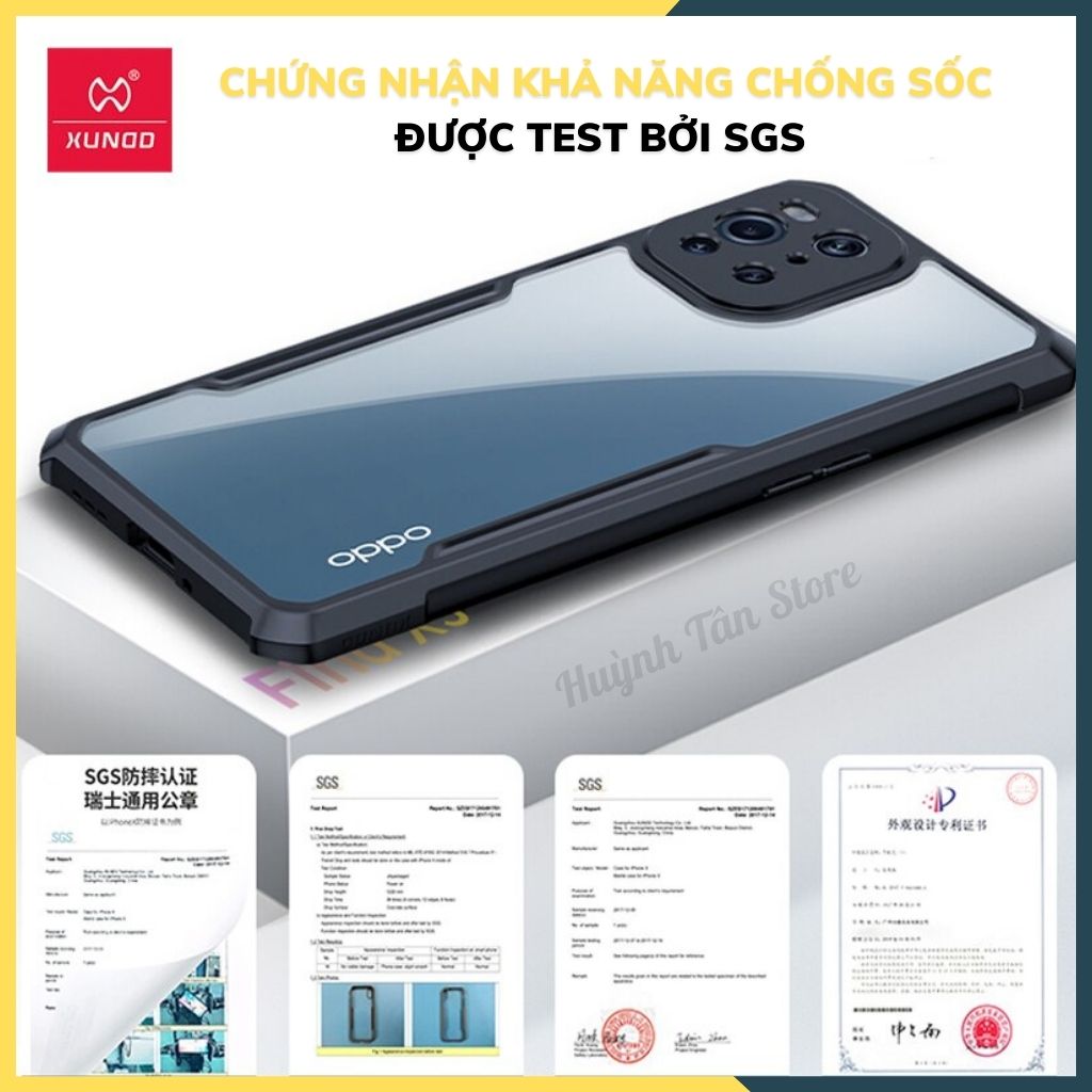 Ốp lưng chống sốc XUNDD cho oppo find x3, find x3 pro bảo vệ camera - hàng nhập khẩu