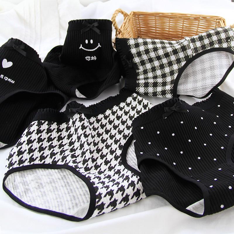 Quần Lót Nữ Cotton Chất Đẹp Black And White