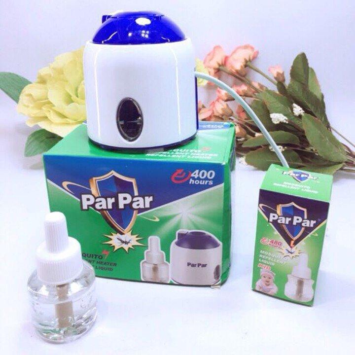Máy đuổi muỗi xông tinh dầu parpar đuổi muỗi tặng 1 lọ tinh dầu - Yumeshop94