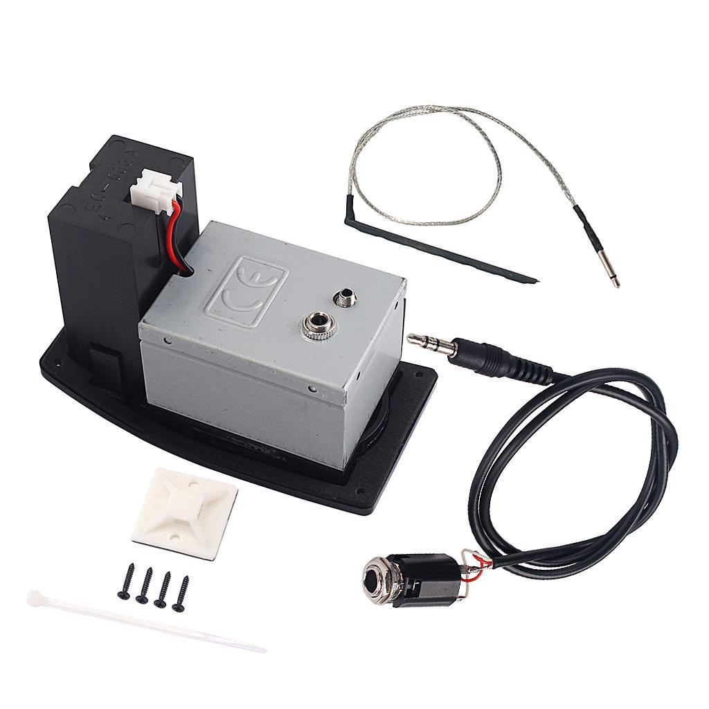 Acoustic Guitar 3 Bands Preamp Amplifier Equalizer EQ  Piezo with Pickup