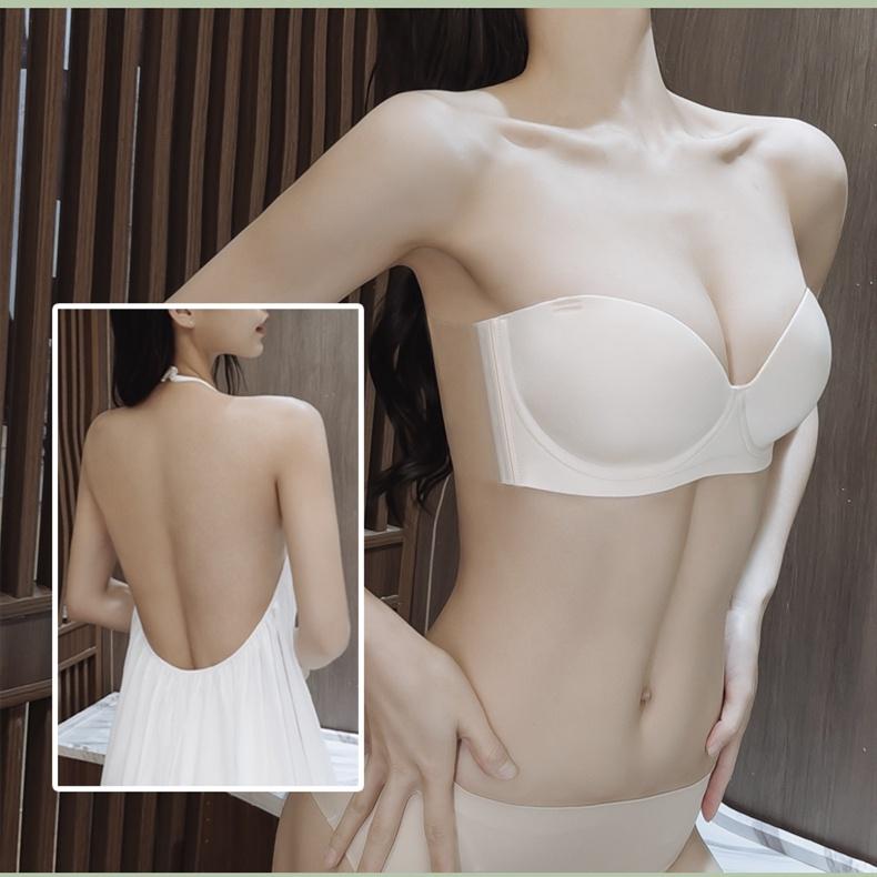 M3. Áo ngực không dây nâng ngực cao cấp, áo ngực hở lưng nâng ngực, áo lót mặc áo hở lưng