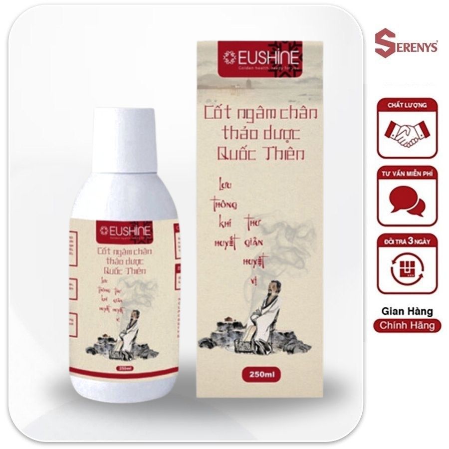 Cốt thảo dược ngân chân Quốc Thiên làm ấm cơ thể, tăng cường lưu thông khí huyết 250ml