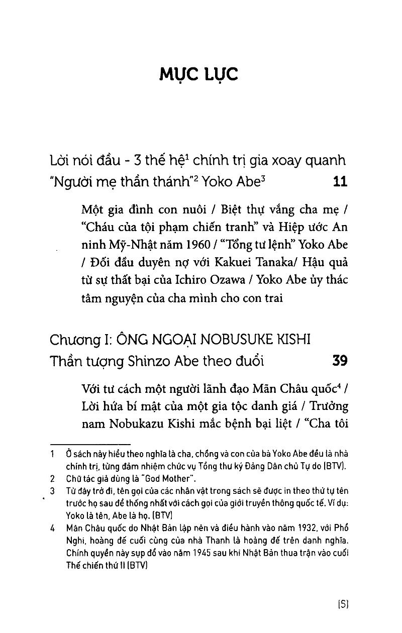 Shinzo Abe Và Gia Tộc Tuyệt Đỉnh