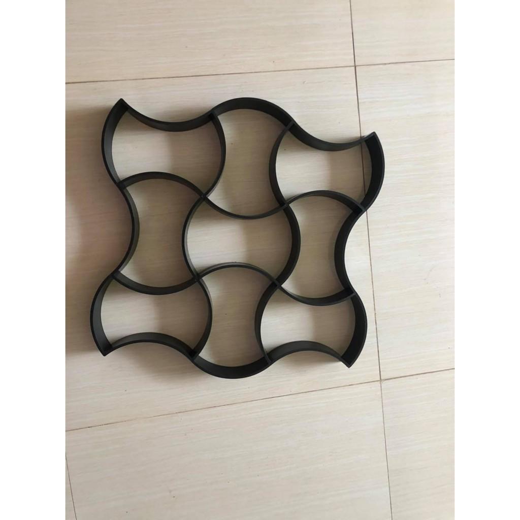 Khuôn gạch sân vườn 50x50x4.5cm, Khuôn đúc bê tông lối đi (CÓ ẢNH THẬT)