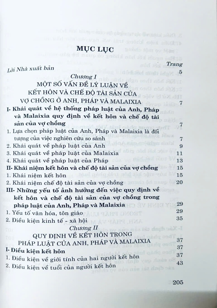 Kết hôn và chế độ tài sản của vợ chồng trong pháp luật một số nước và kinh nghiệm trong việc hoàn thiện pháp luật