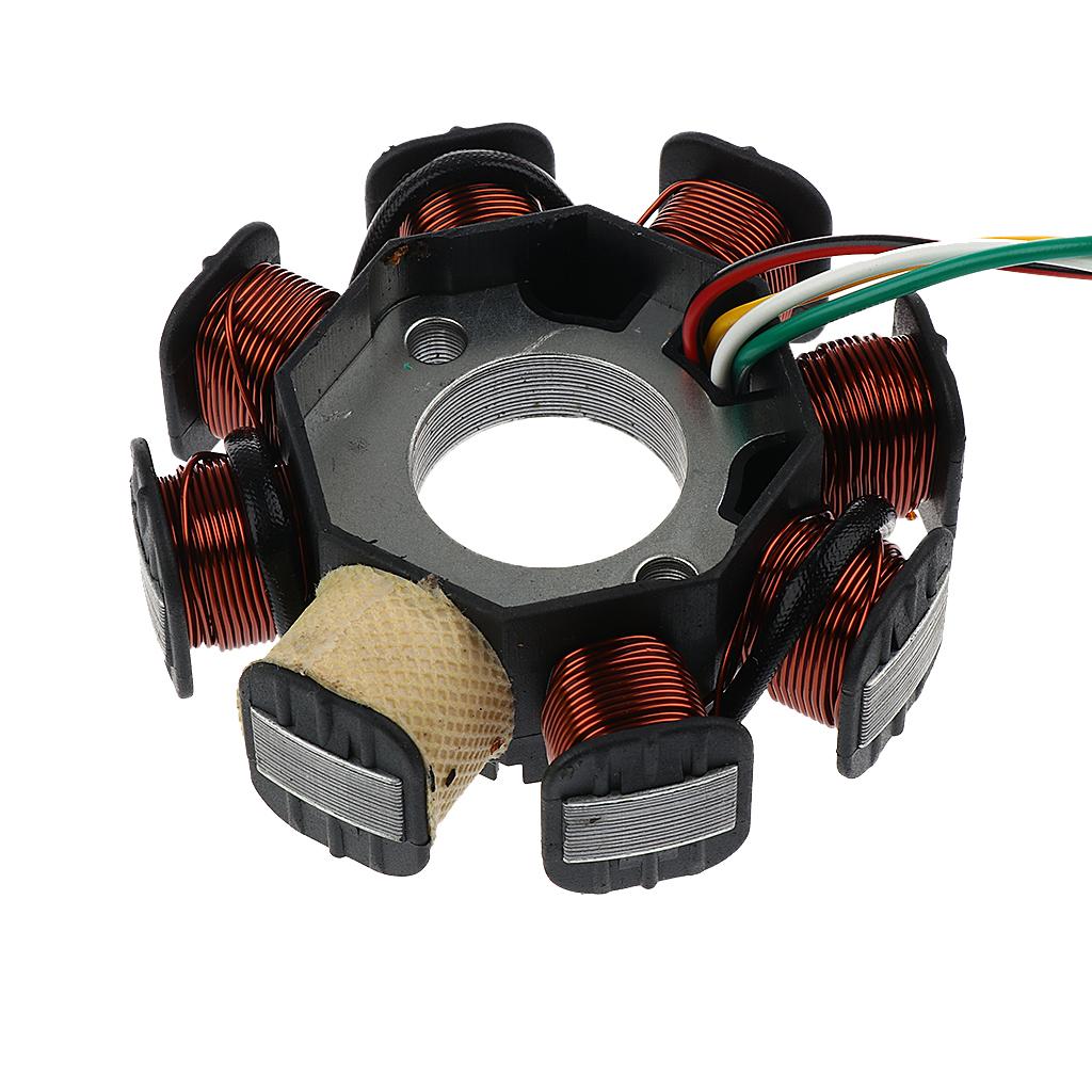 Stator MAGNETO 8 For Chinese GY6 Engine DC Scooter moped