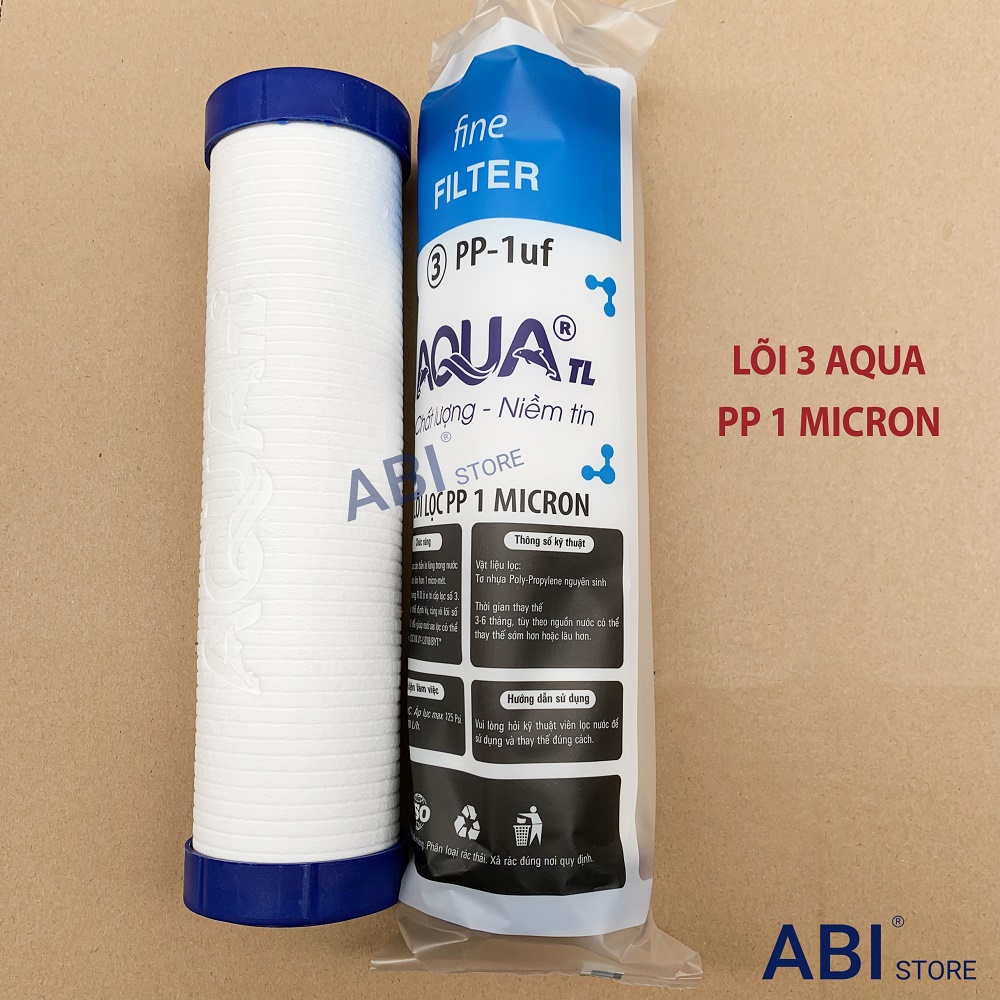 LÕI LỌC NƯỚC SỐ 3 AQUA ( 1 MICRON ) CAO CẤP