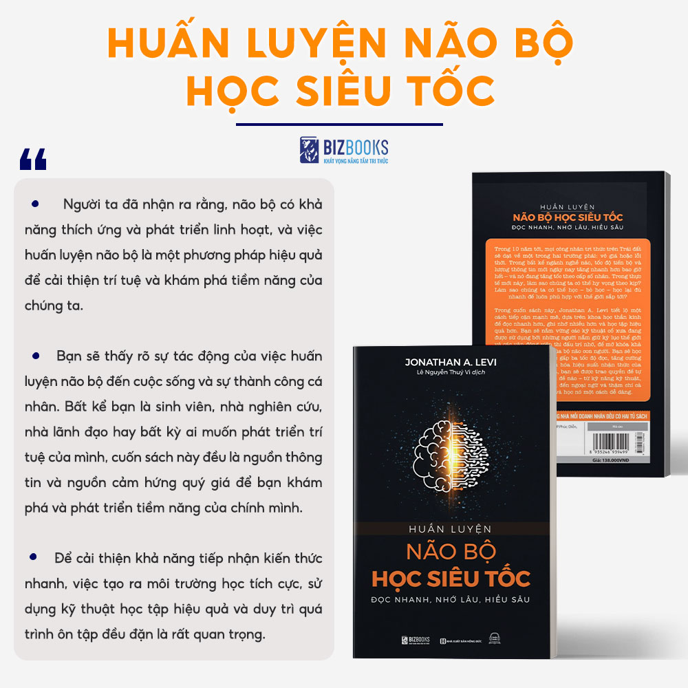Combo Sách 2 Cuốn: Phương Pháp Học Tập Của Simon và Huấn Luyện Não Bộ Học Siêu Tốc - Bizbooks - ảnh 3