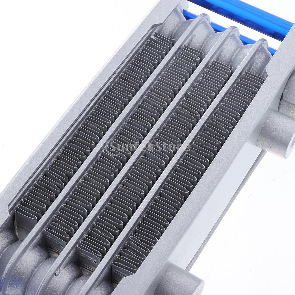 Engine Oil Cooler Kit Radiator Sliver for 125cc 140cc Motorbike Pit Bike