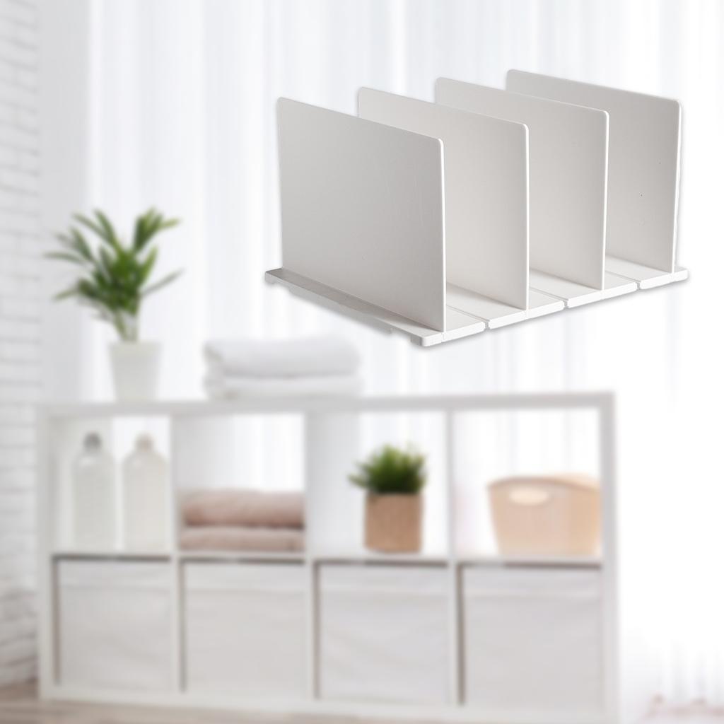 Shelf Dividers Mount Organization Handbags Books Shelf Separators for Towels