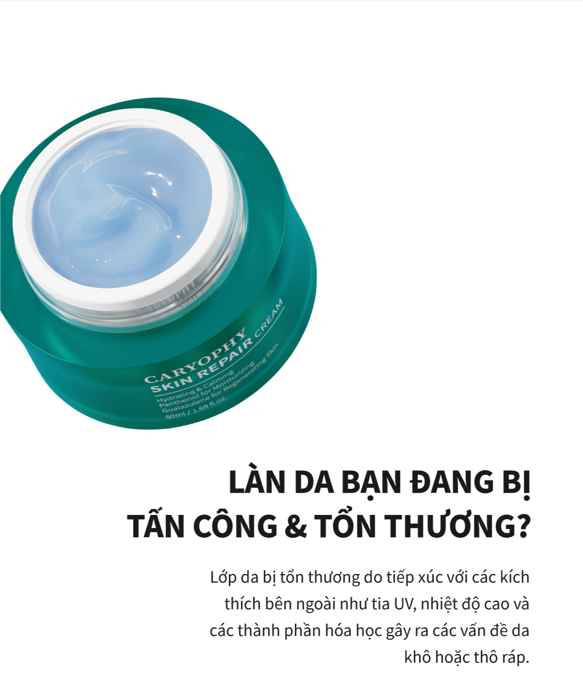 Minisize kem dưỡng ẩm phục hồi da Caryophy Skin Repair 10ml