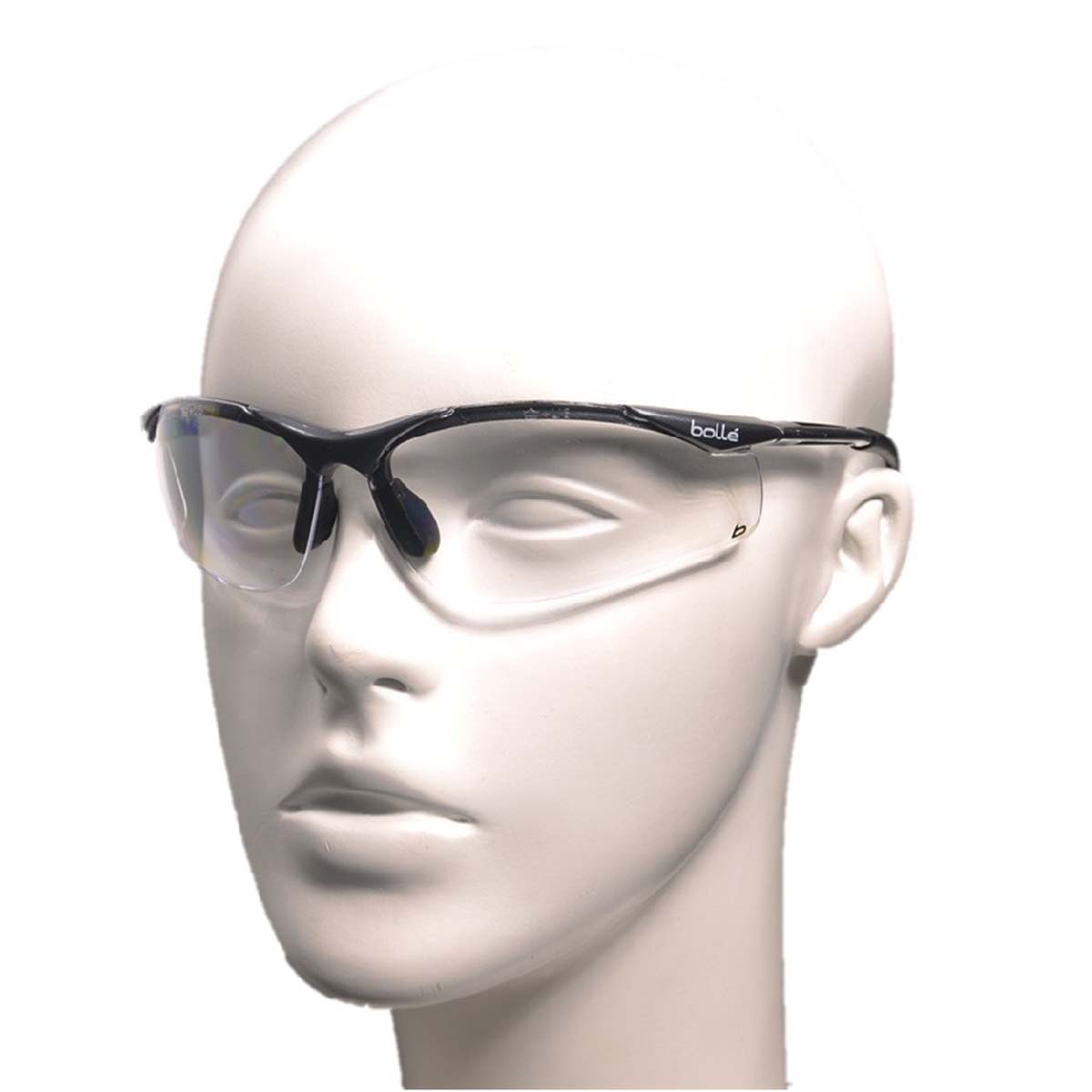 Kính BOLLE 1615501A Sidewinder Safety Glasses Clear Anti-Scratch/Anti-Fog Len ,
