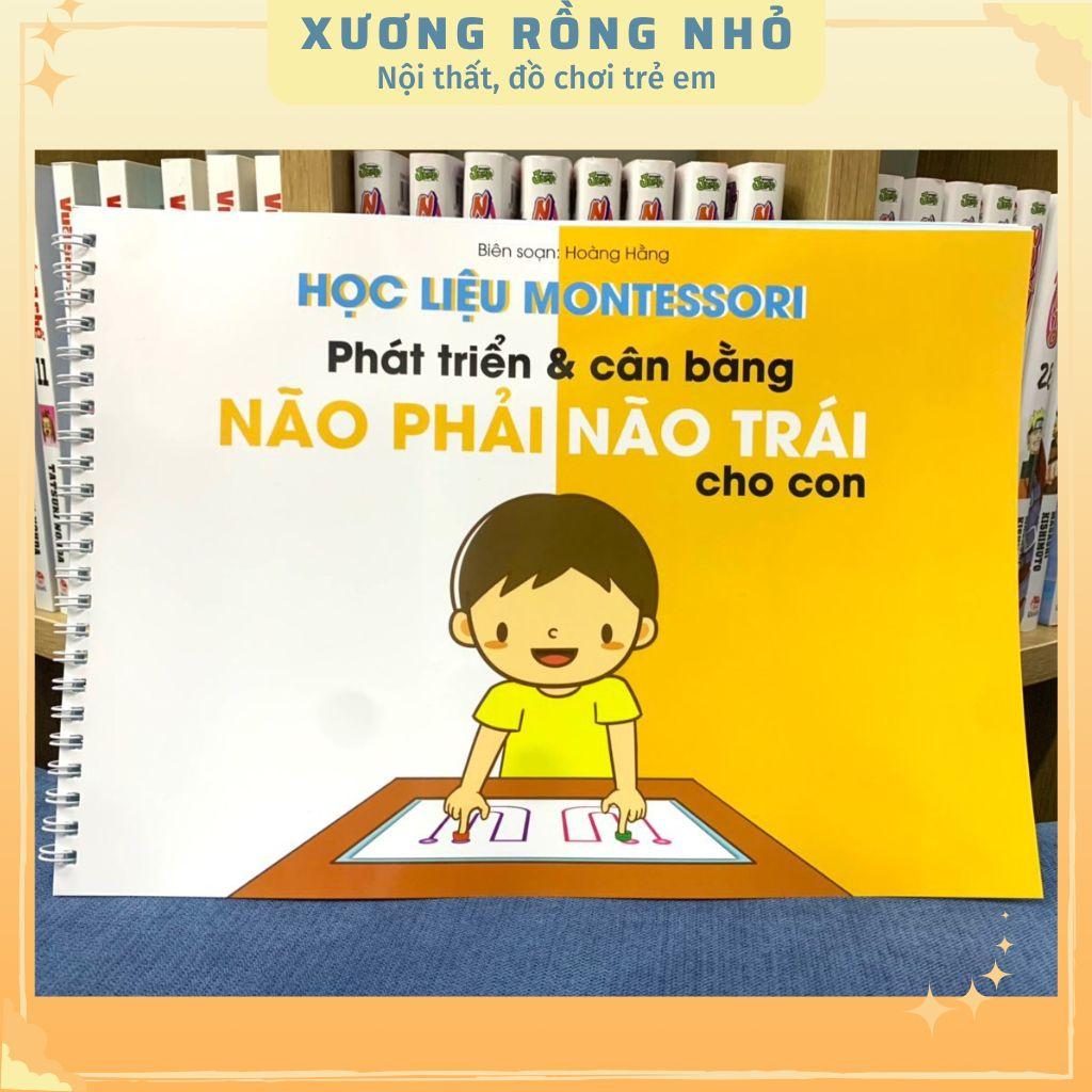 Học Liệu Montessori Phát triển và Cân bằng não trái não phải cho con - Xương Rồng Nhỏ