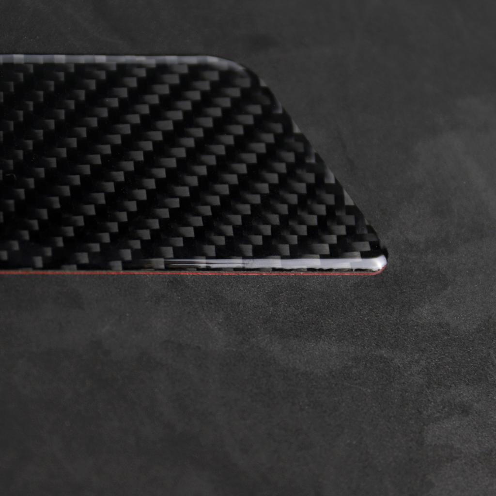 For  A4 A5 B8 Carbon Fiber Black Center Console