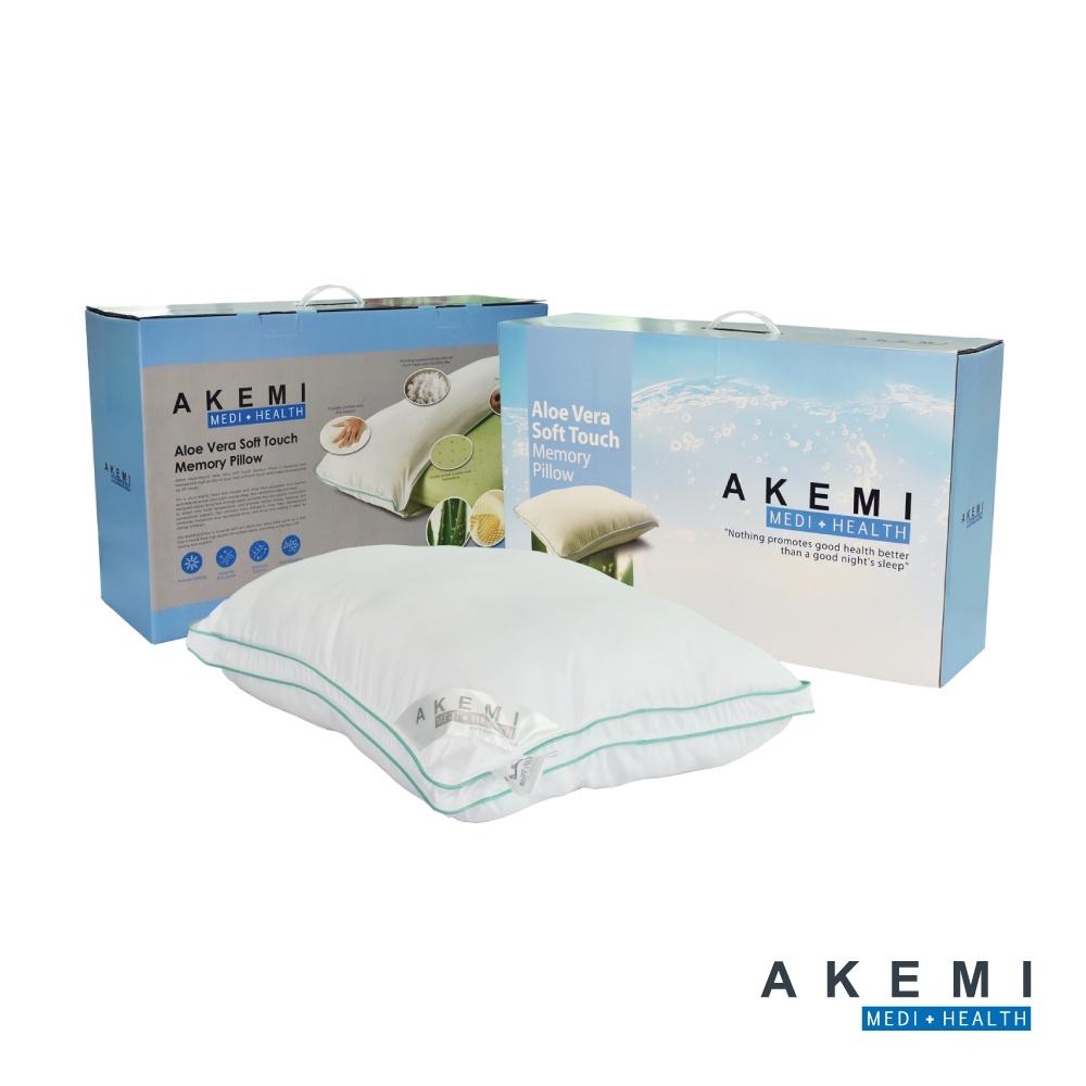 Gối Foam Akemi Aloe Vera Soft Touch 70x52cm