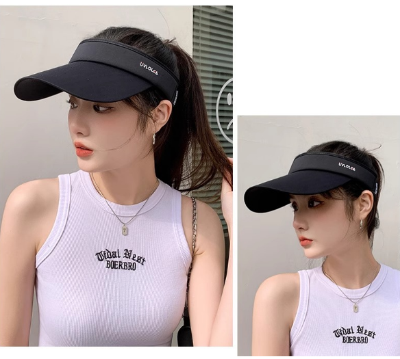 mũ nón lưỡi trai nửa đầu phong cách Hàn mới, nón nữ thể theo cao cấp