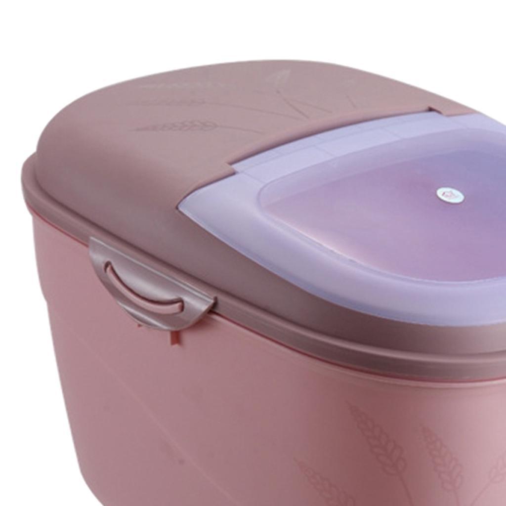 2X Kitchen Food Storage Container Rice Container Box with Lid Insect-proof