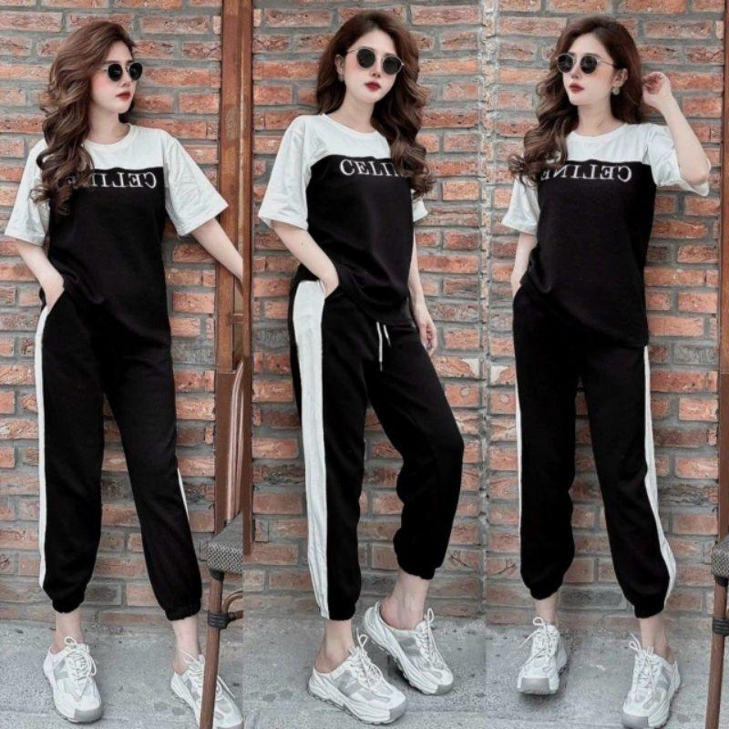 Sét bộ đồ thể thao nữ from rộng thời trang cao cấp mẫu mới đẹp có bigsize, sét bộ đi chơi mặc ơ nhà bao chất cá tính