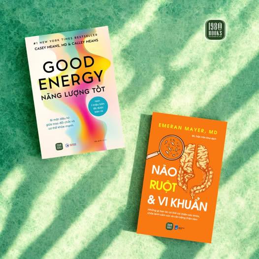 Sách - Combo 2 cuốn: Good Energy + Não, Ruột Và Vi Khuẩn