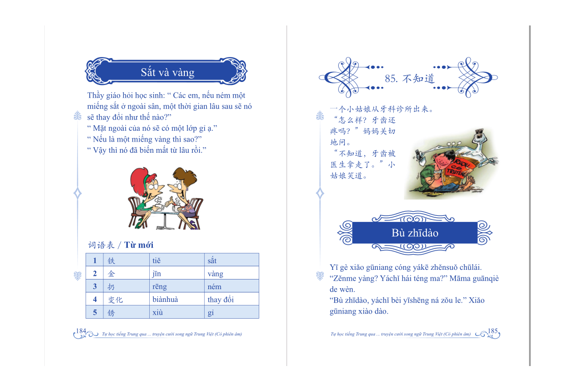 Tự Học Tiếng Trung Qua Truyện Cười Song Ngữ Trung - Việt