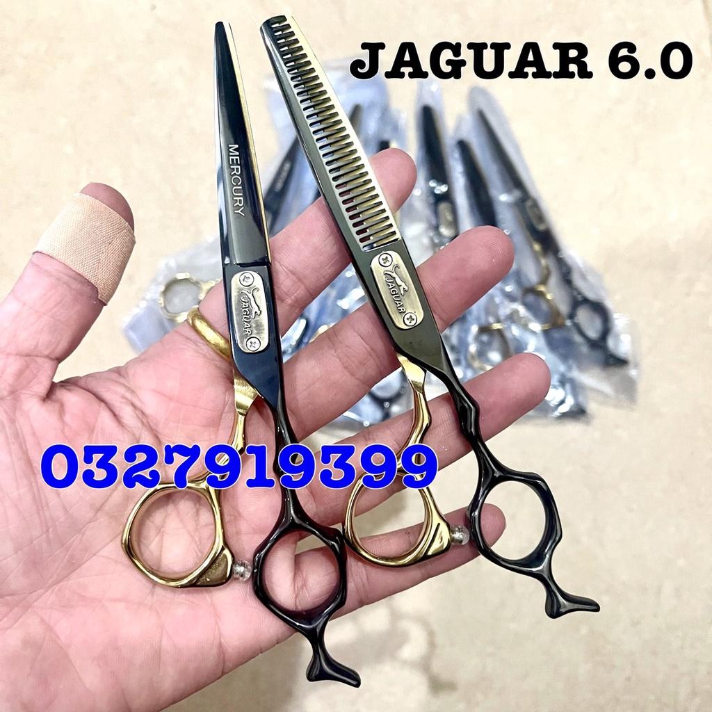 Kéo cắt tóc cao cấp Nhật JAGUAR 6.0 in ( đen vàng )