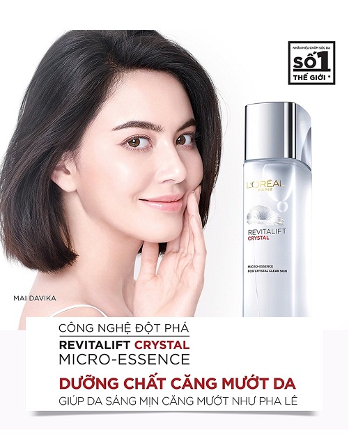 Combo 2 Dưỡng Chất Căng Mướt Da L’Oreal Paris Revitalift Crystal Micro Essence