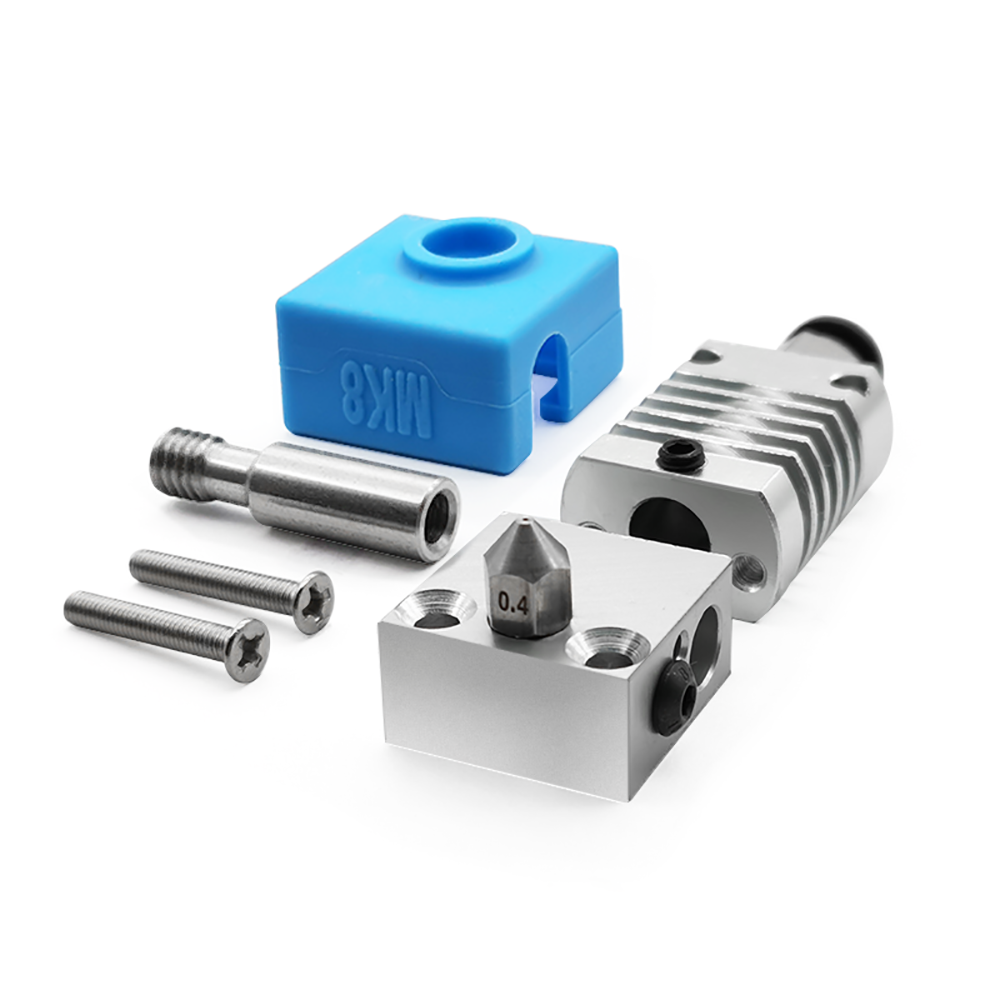 3D Máy In Phần Tất Cả Kim Loại Hotend Đùn Bộ CR-10 V2 CR-10S Ender 3/3S 3D Máy In Đùn Phần 1.75Mm Với Ốp Lưng Silicon