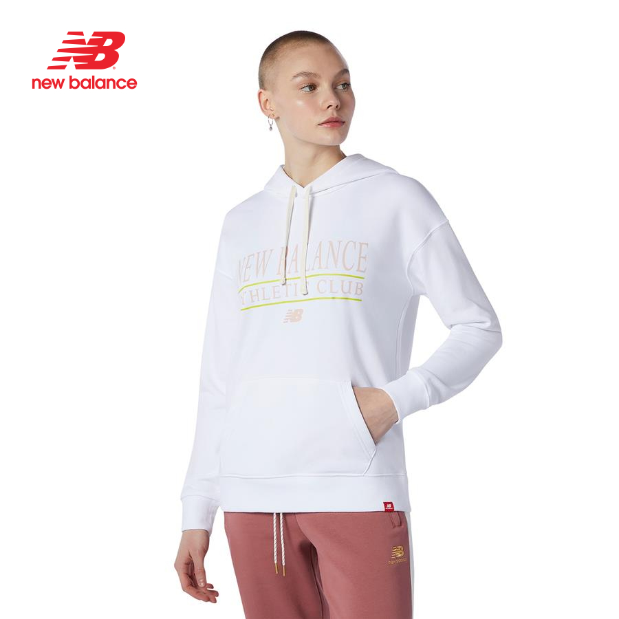 Áo nỉ thời trang nữ New Balance ESSENTIALS ATHLETIC CLUB HOODIE - AWT13508WT (form châu á