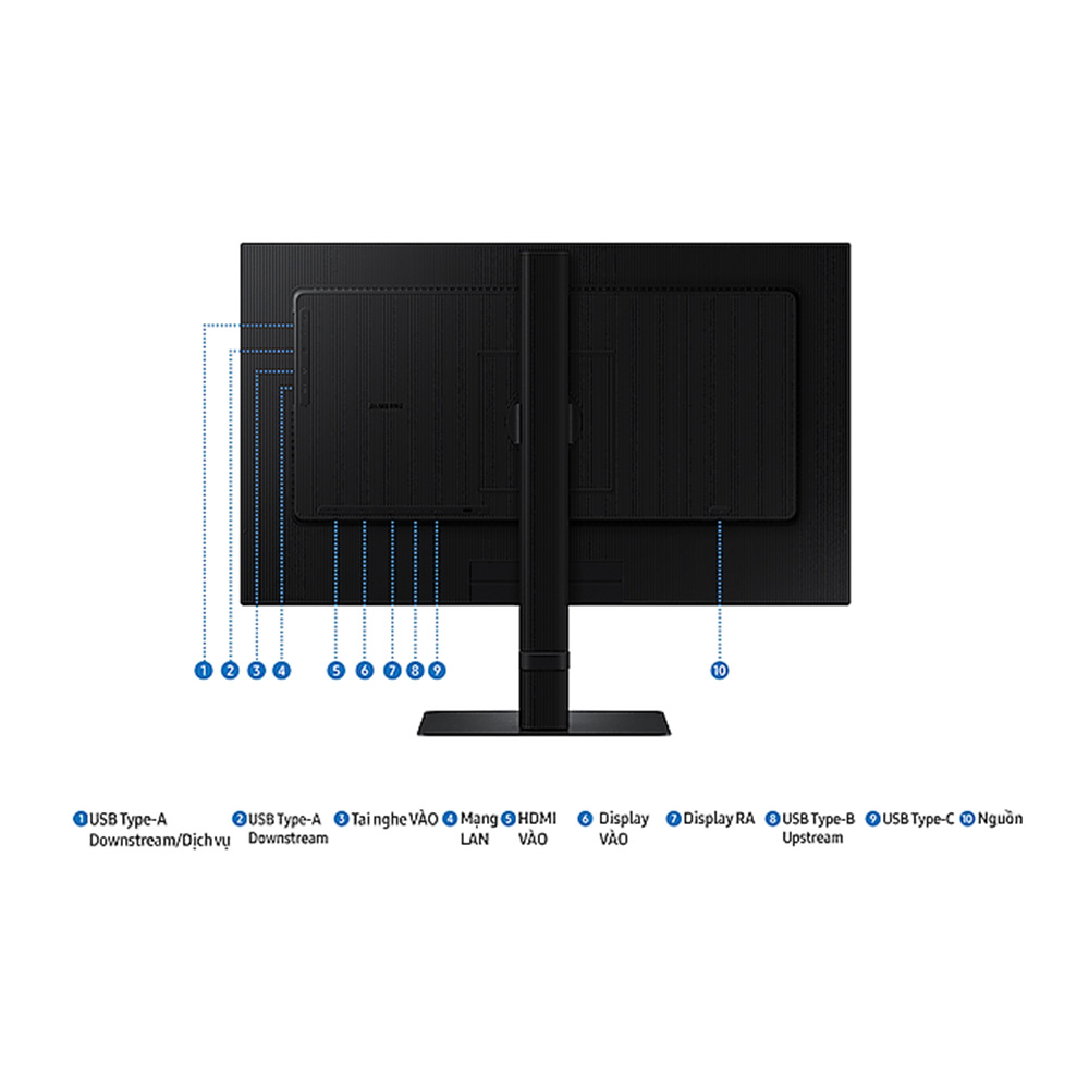 Màn hình chuyên đồ họa Samsung D604UAEXXV QHD sRGB 99% IPS HDR 10 USB-C 90W 100Hz - Hàng chính hãng