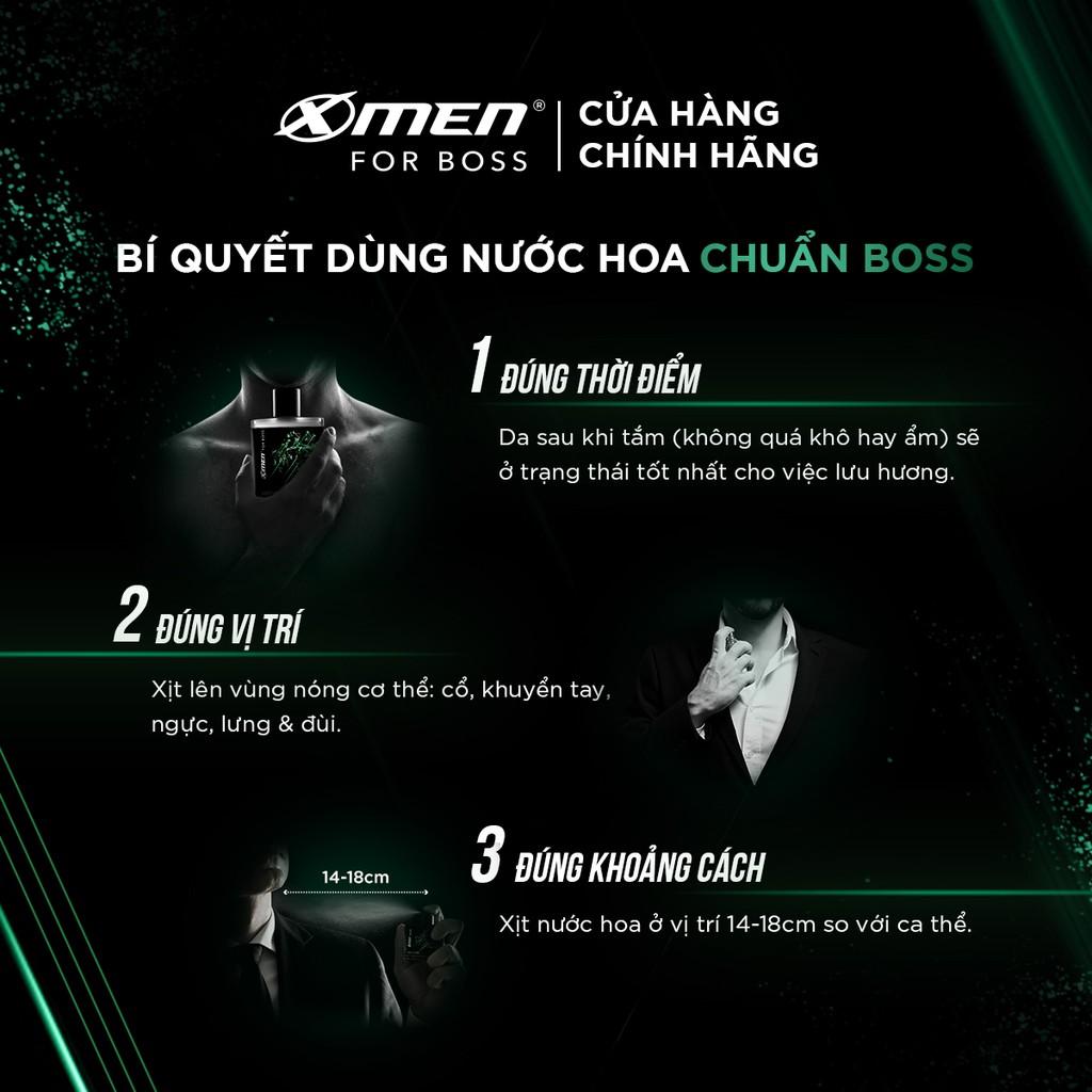 Nước hoa EDT X-Men for Boss Motion 49ml - Mùi hương năng động phóng khoáng