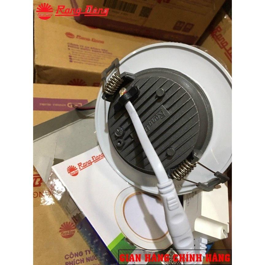 Đèn LED Downlight RẠNG ĐÔNG viền vàng, viền bạc cao cấp AT10