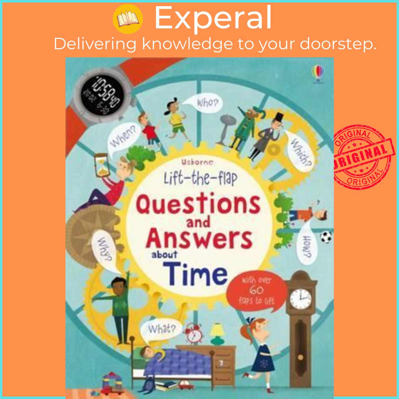 Sách - Lift-The-Flap Questions and Answers About Time by Katie Daynes Marie-Eve Tremblay