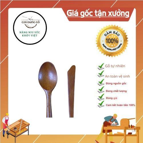 Thìa gỗ ăn cơm trẻ em cao cấp hàng xuất Hàn - Đồ Dùng Nhà Bếp