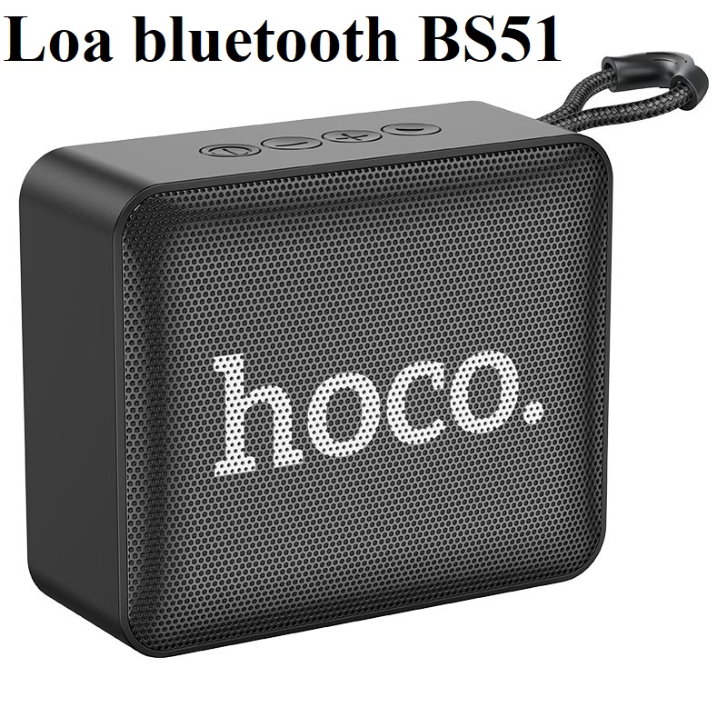 Loa không dây Bluetooth V5.1 cho điện thoại laptop hỗ trợ TWS hoco BS51 _ Hàng chính hãng