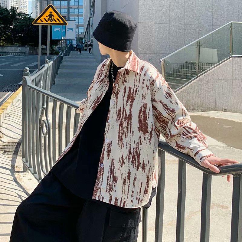 Áo Sơ Mi Nam Dài Tay Thời Trang Hàn 2021 Cỡ M-2Xl