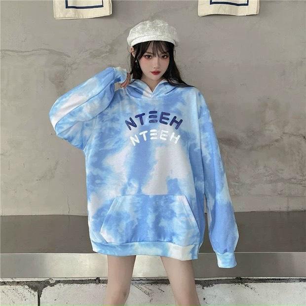 Áo Khoác Hoodie Nam Tuổi Teen Loang Màu Cưc Hot Chất Thun Nỉ Ngoại Không Nhăn Cao Cấp - MC82