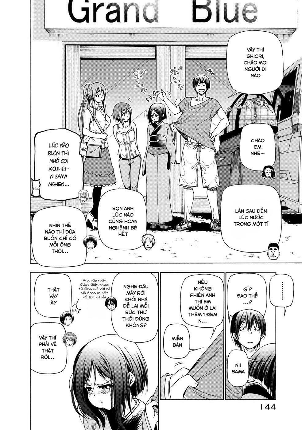 cô gái thích lặn - grand blue chapter 28 53