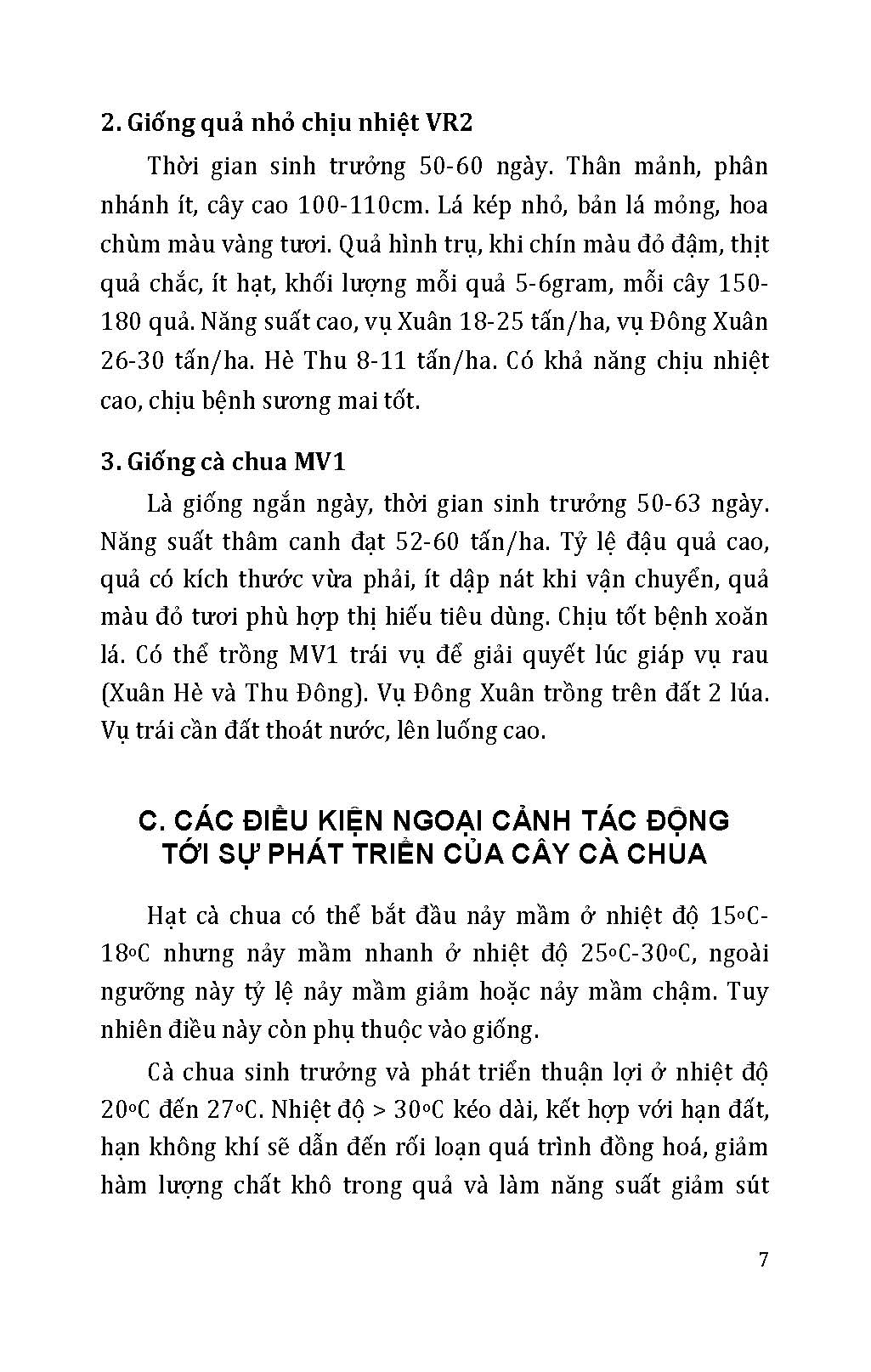 Nông Nghiệp Xanh Bền Vững - Kỹ Thuật Trồng, Chăm Sóc Cho Năng Suất Cao: Cà Chua, Cà Tím, Khoai Tây, Ngô, Đậu