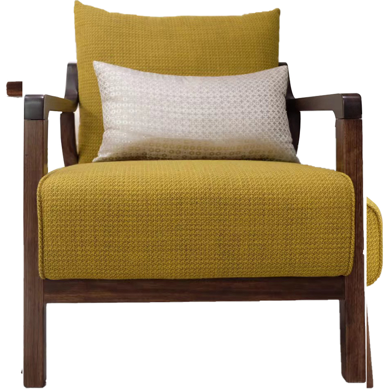Junnuojiaju Ghế thư giãn 2601(Tư vấn giá cụ thể để tìm dịch vụ khách hàng)Bao vây. cái ghế Ghế sofa bằng gỗ cứng kiểu mỹ Ghế phòng khách mỹ