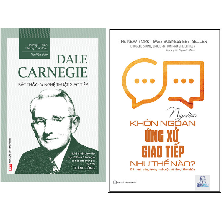 Combo Dale Carnegie - Bậc Thầy Của Nghệ Thuật Giao Tiếp+Người Khôn Ngoan Ứng Xử Giao Tiếp Như Thế Nào? Để Thành Công Trong Mọi Cuộc Hội Thoại Khó Nhằn. Minhhabooks