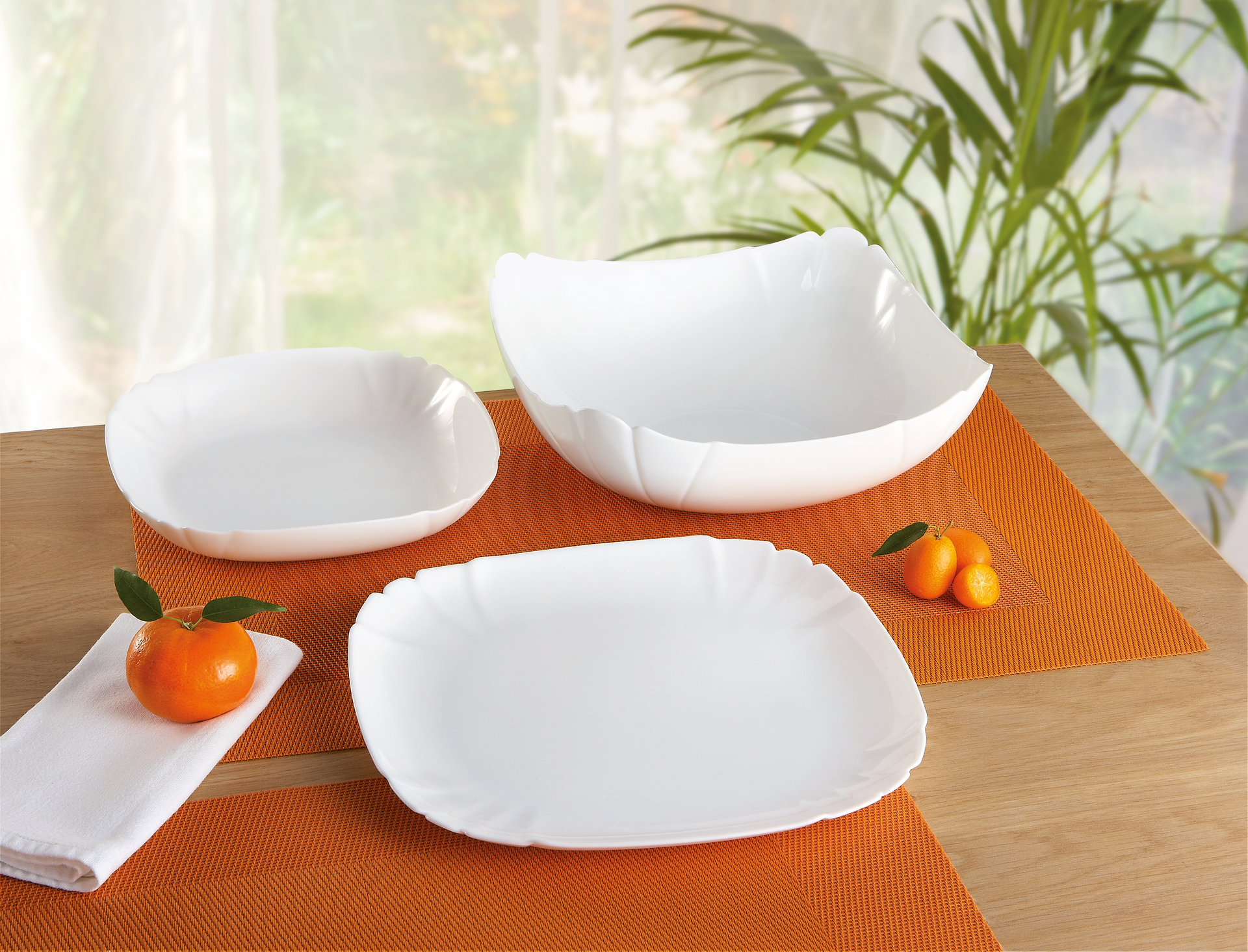 Bộ 2 Đĩa Thuỷ Tinh Luminarc Evolution Trắng 27cm- LUEV63371