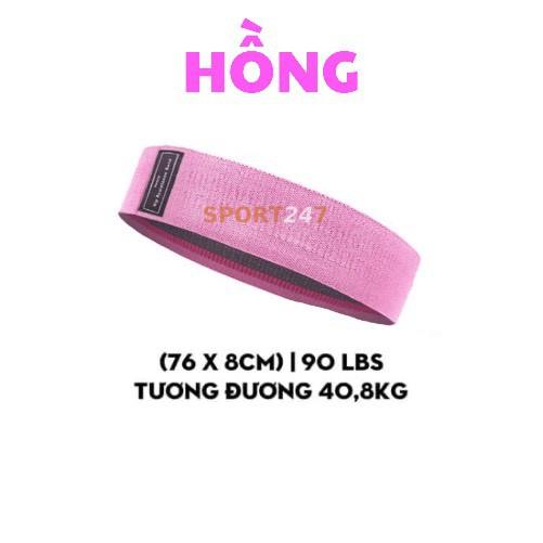 Dây kháng lực tập gym tập mông dây miniband LATEX đàn hồi tập gym đùi, chân, tay