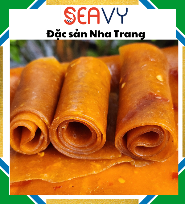 Đặc Sản Nha Trang - Bánh Xoài Muối Ớt Dẻo Thơm Lạ Miệng Seavy Gói 200gr