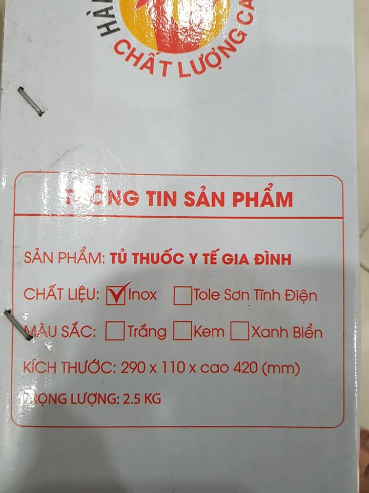 Tủ thuốc y tế y tế gia đình